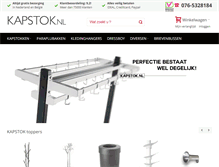 Tablet Screenshot of kapstok.nl